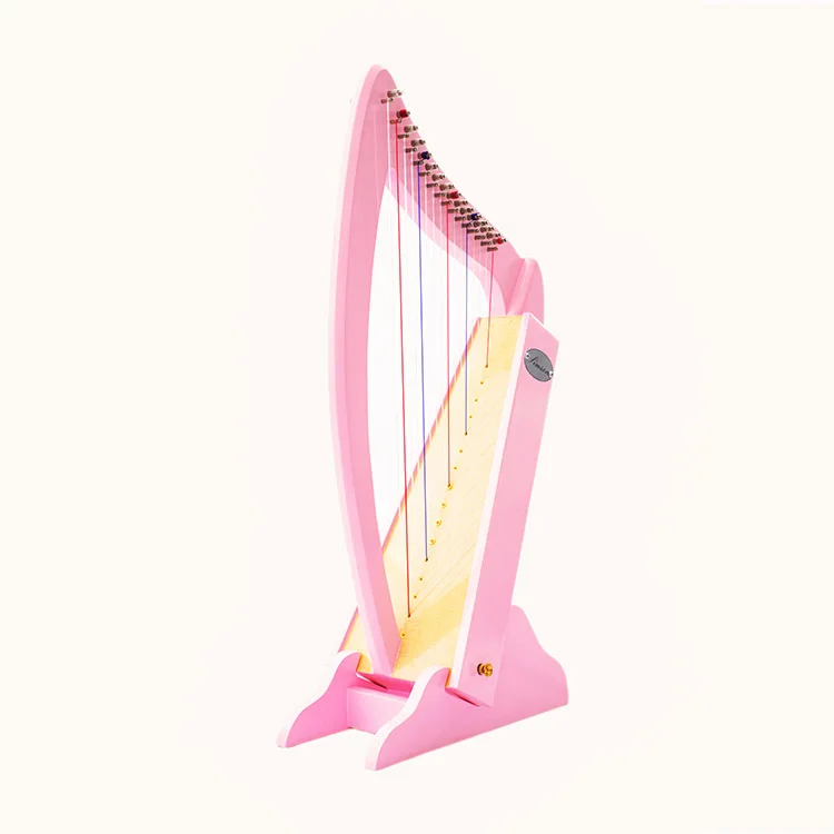 

Small harp 16-string Beginners Pink Musical Instrument