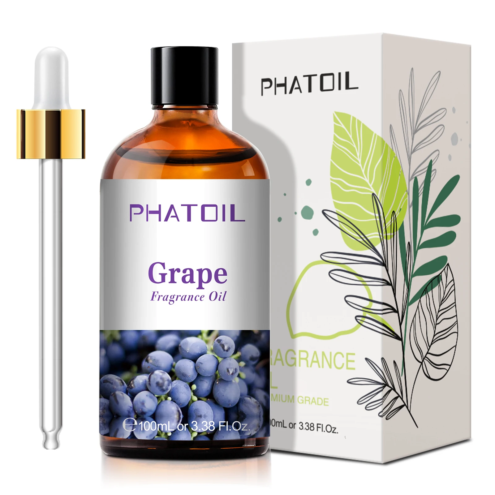 

100ML Grape Fragrance Oil Private Label PHATOIL OEM For Candle Making Aroma Diffuser