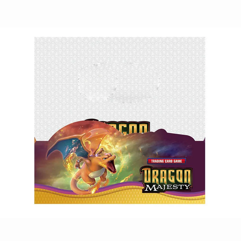 

Free Shipping 324pcs Pokemon Cards Dragon Majesty Booster Box Paper Trading Cards