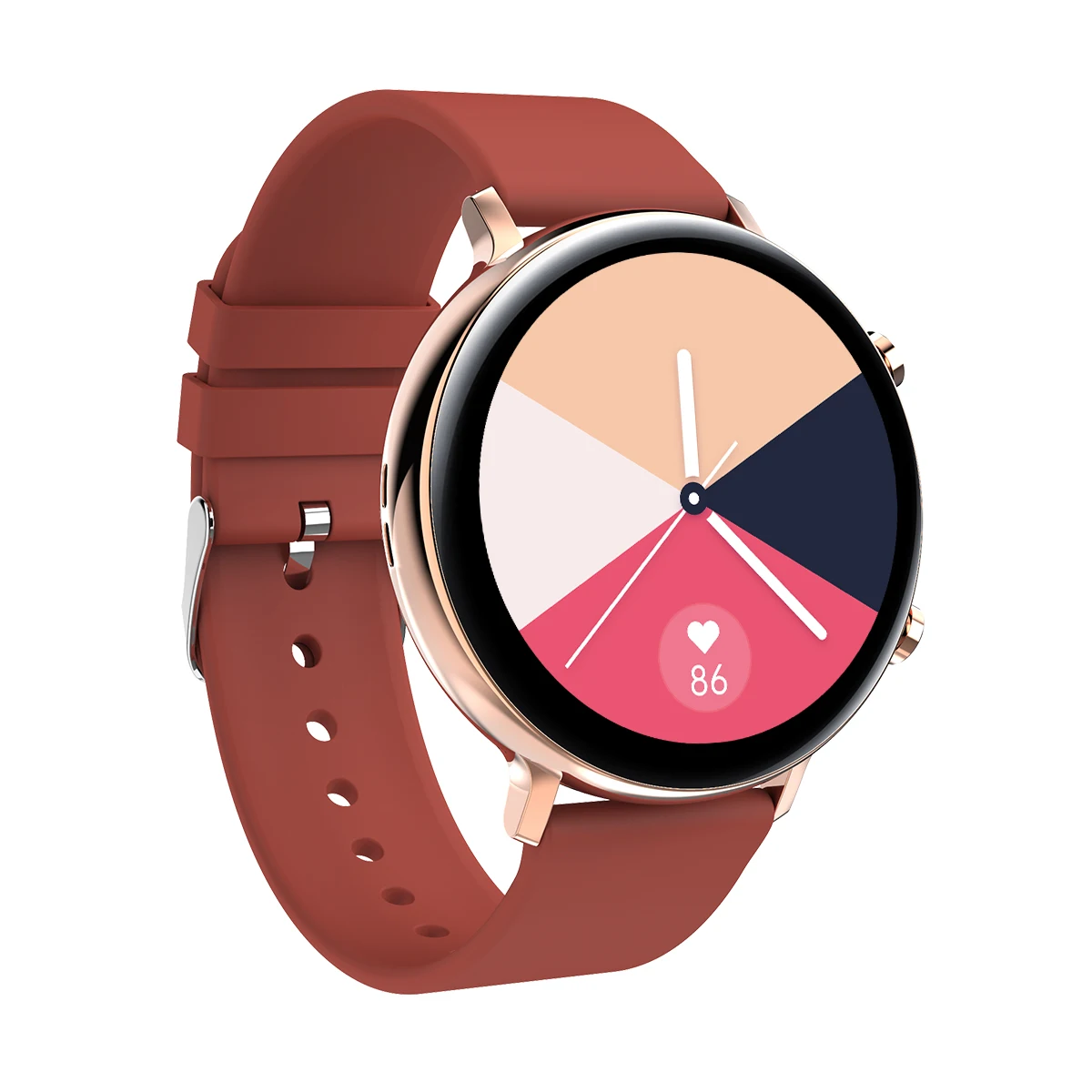 

Round dial display smart watch fundo custom app music sports women men smartwatch gw33