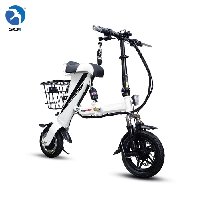 

new 2020 products 12" Tire 36V 16Ah recharge lithium ion battery pack foldable electric bicycle e bike