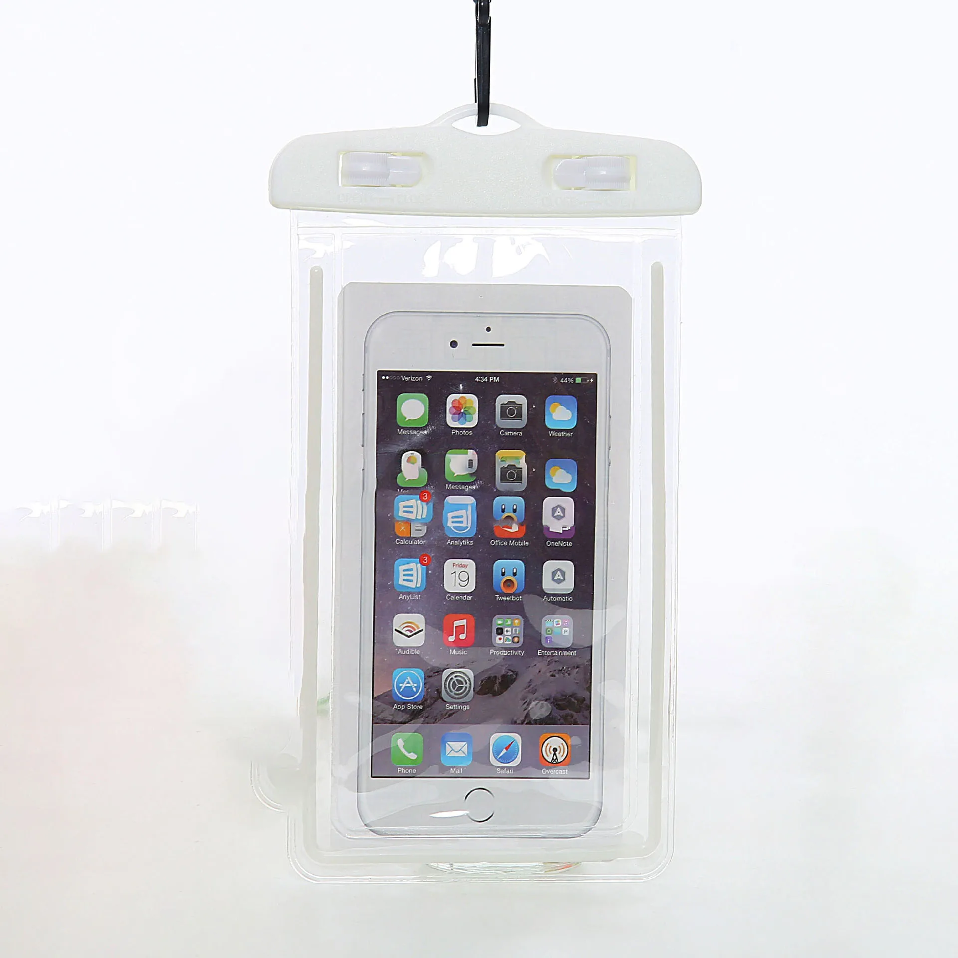 

Underwater Diving Bag Sealed Bag Pvc Floating Waterproof Phone Case For Smart Phone, Black,transparent