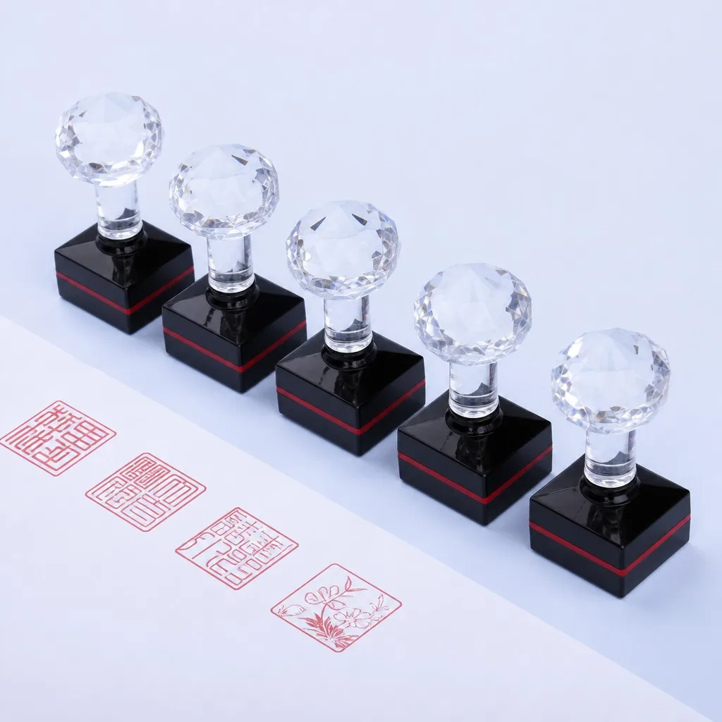 Crystal Handle Flash Stamps Collection
