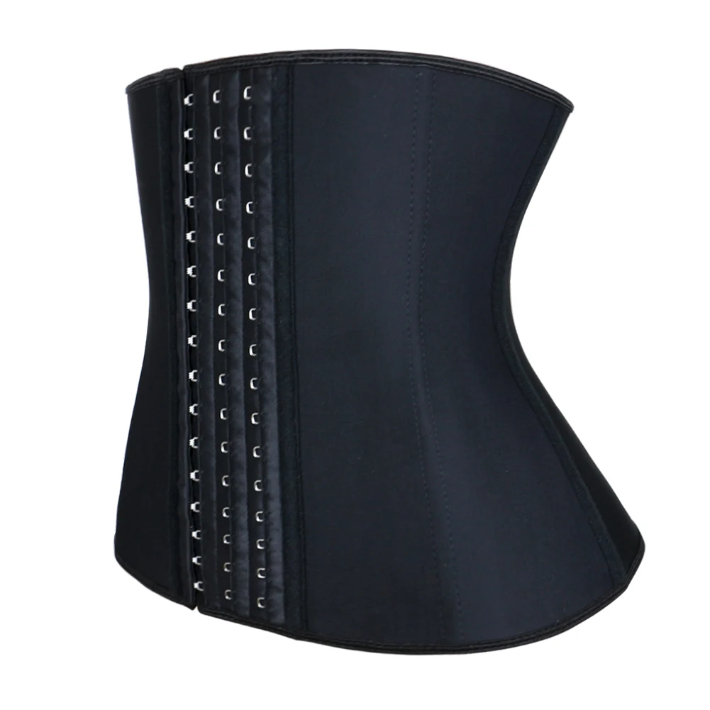 

Dropshipping Service Leopard Style Latex Nine Steel Bone Waist Trainers And Shape Wear Women, As shown