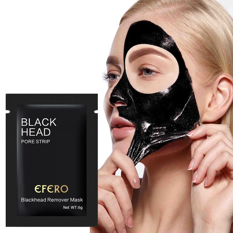 

EFERO Pore Cleansing Nose Mask Black Head Charcoal Mask Peel Off Black Head Removal Mask