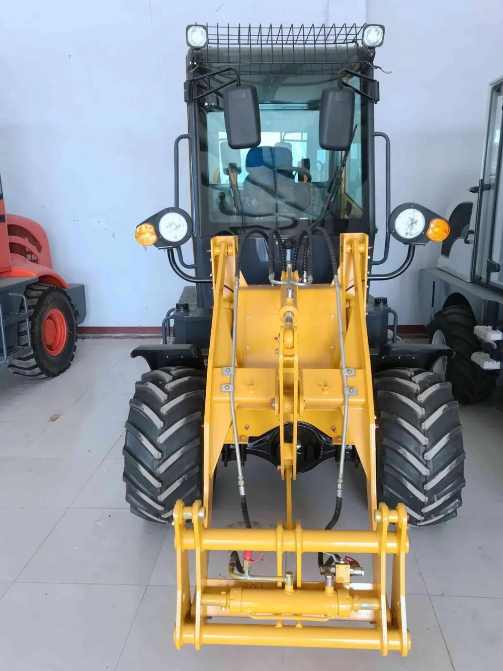 
ZL08F farm wheel loader with forklift and CE 