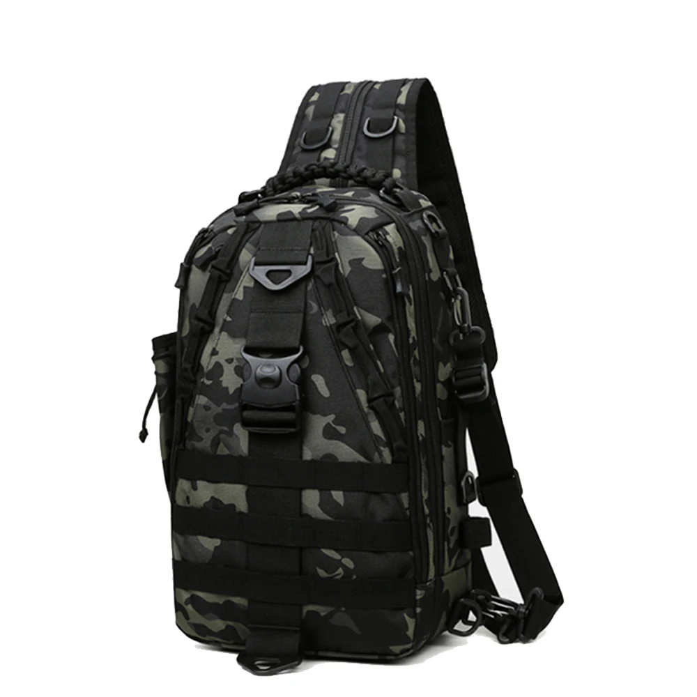 

hunting army bag backpack Tactical knapsack bag single double shoulder multi-functional outdoor fishing travel knapsack