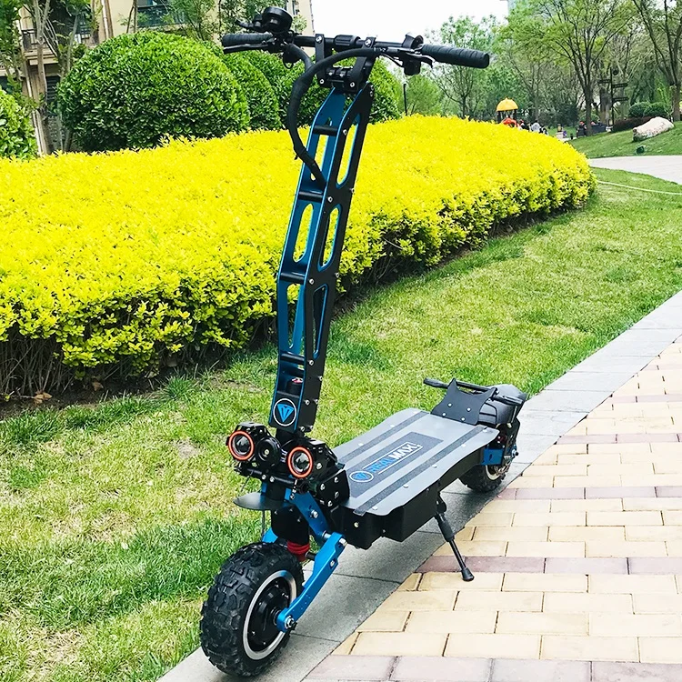 

China 8000W dual motor powerful two wheel 11 inch fat tire off road electric scooter with seat, Customized scooters