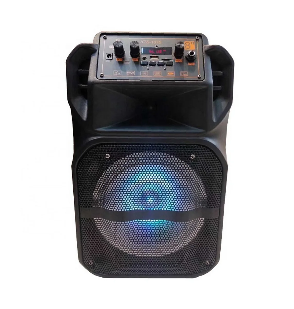 

KTS-1075 8inch Factory wholesale multi function cool light karaoke speaker