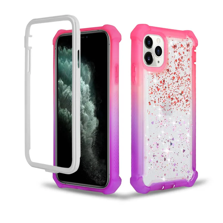 

Glitter 2 In 1 Case Gradient For Iphone 12 Pro Max 2020 Defender Phone Case