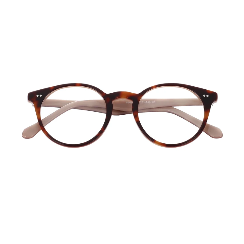 

China Manufacture Optical Round Shape Spectacle Acetate Frames Eyewear