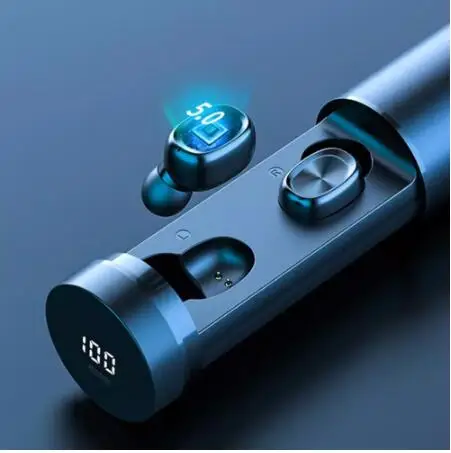 

B9 Earbuds Gaming Music 8D Hifi Sport Wireless Earphone Tws Space Capsule Bt Headphones, for Mic Bt, As picture showed