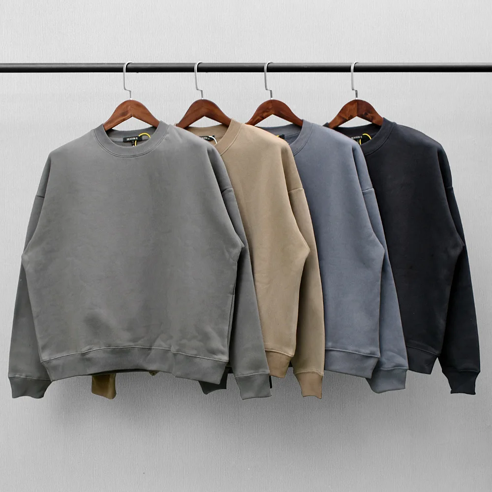 

Kanye West Yeezy Season 6 Sweatshirt High Quality Oversized Sweatshirts Cotton Crew Neck Loose Oversized Hoodie Yeezy Sweatshirt