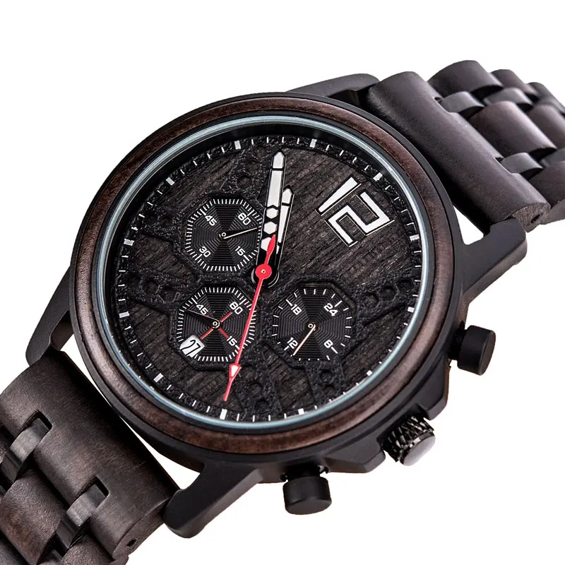 

In Stock Wristwatch! Make Your Own Brand Fashion Sports Wood Watch Men Wrist Custom Logo Wooden Watches Reloj