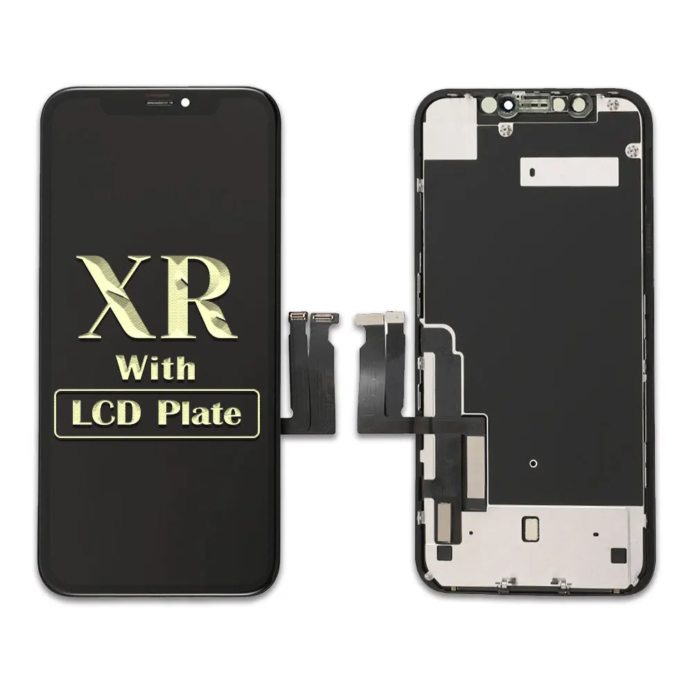 

Wholesale Price Display for iPhone XR LCD Touch Screen Replacement With LCD Plate Pre-installed Mobile Phone LCDs Elekworld, Black