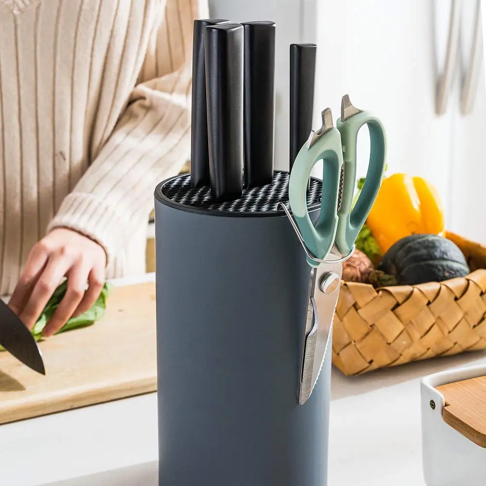 Universal Knife Block Knife Stand Round Soft Touch Knife Holder Buy