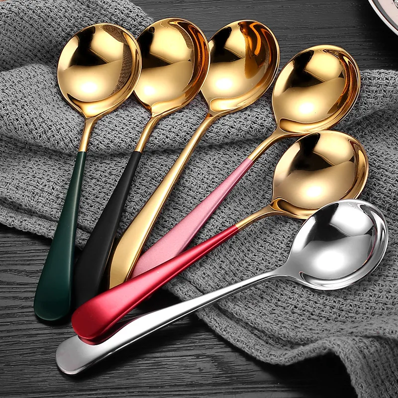 

304 Stainless Steel Dessert Kitchen Seasoning Stirring Spoon