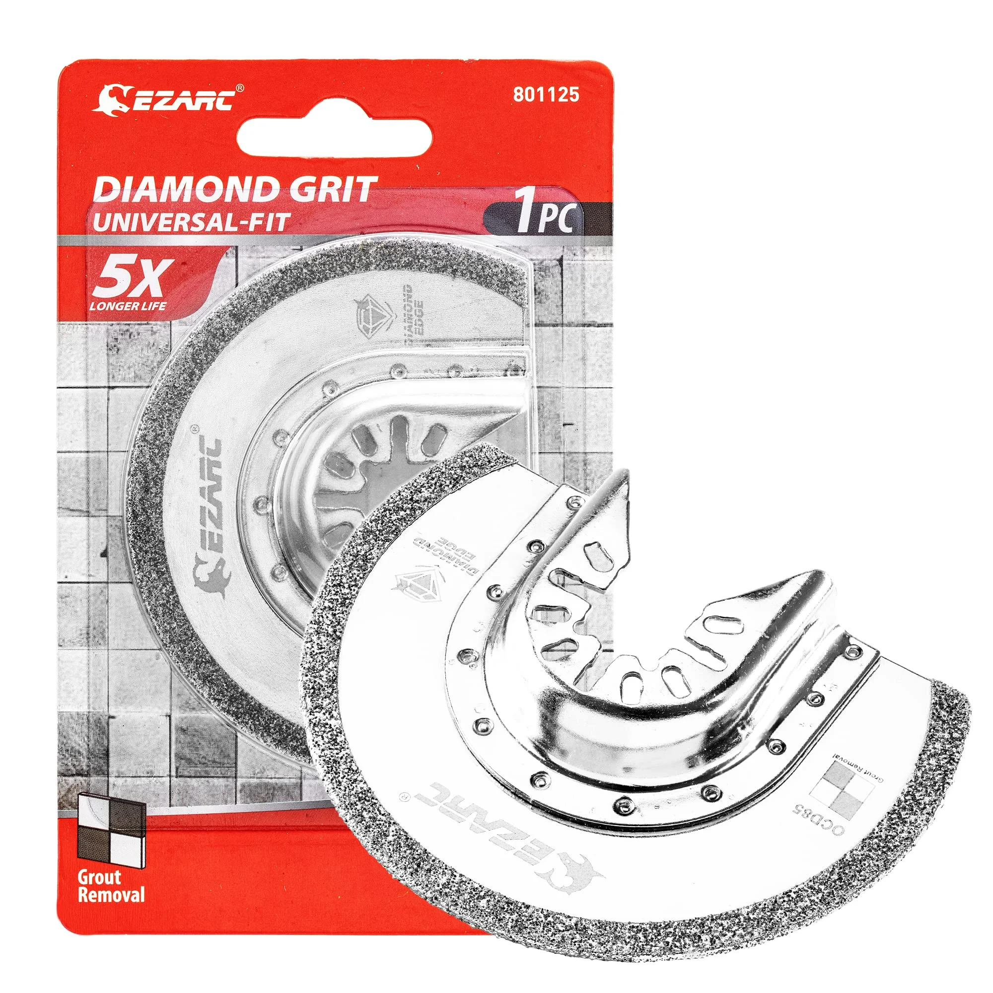 

Tile Mortar Quick Release Grout Removal Semi Circle Oscillating Multitool Blade