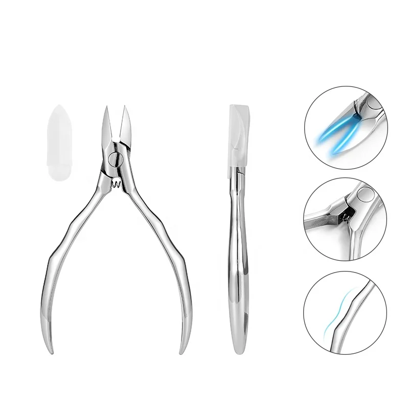 

Amazon Hot Sell In Stock Top Quality Toe Ingrown Toenail Nail Nipper Podiatry Nippers Pedicure Nail Pliers Pedicure Nipper