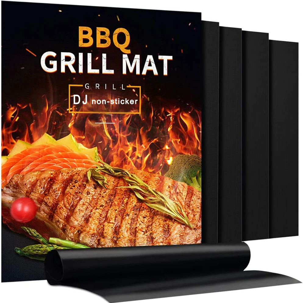 

Dongjian Reusable BBQ Grill sheet Professional Quality Barbecues Grilling Mat