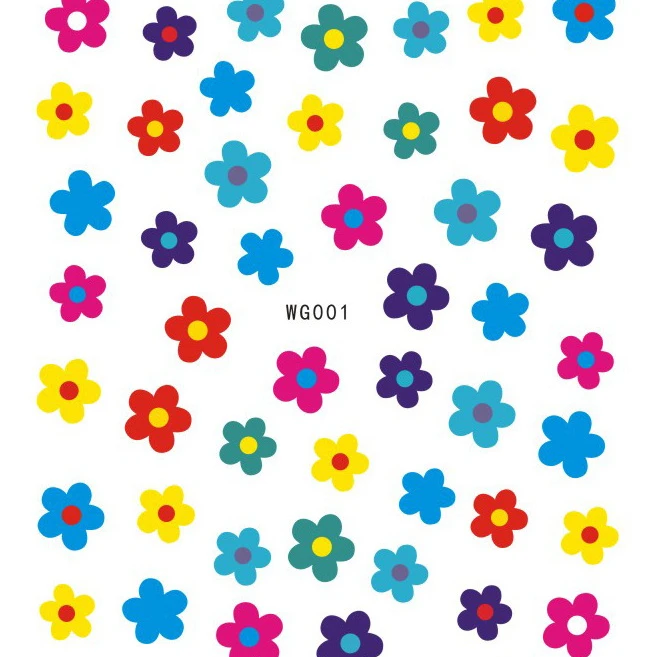 

WG001-077 WG series Cartoon Autumn Maple leaf decal manicure decal leaf nail decal decoration