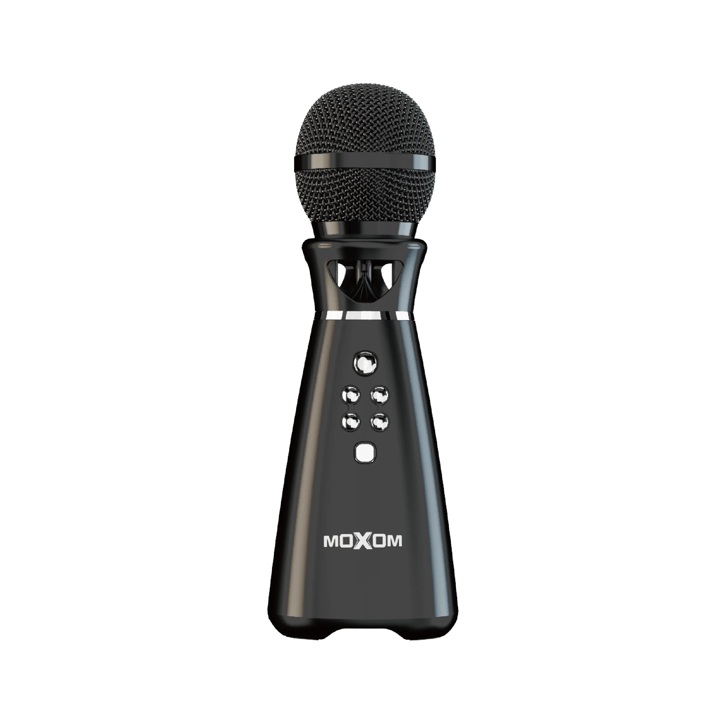 

MOXOM Wireless Condenser Microphone Professional Portable Karaoke Handheld Microphone with Speaker LED Lights