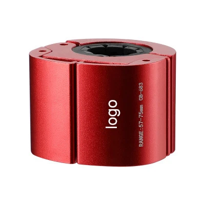 

Bicycle mobile phone bracket aluminum alloy ring type navigation phone bracket, Red/grey/black