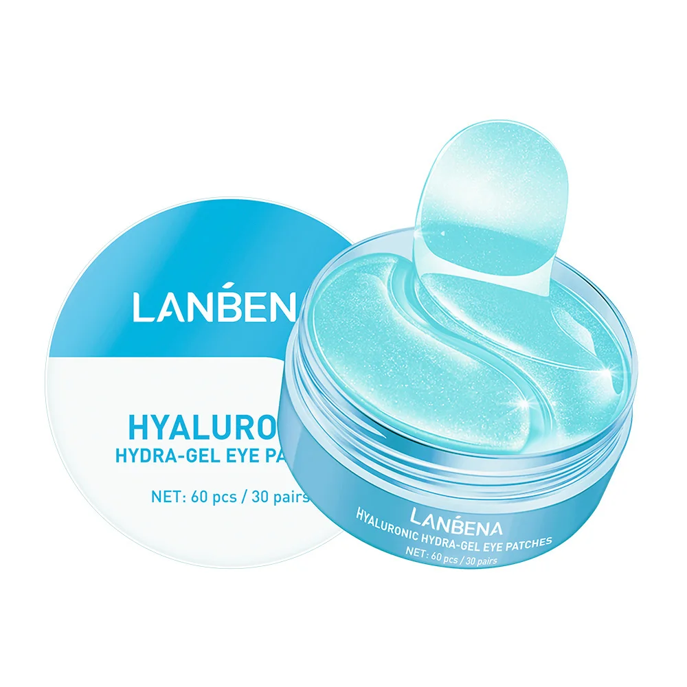 

LANBENA hydrating gel eye pads patch moisturizing hyaluronic acid eye mask free shipping