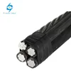 600 / 1000 v aluminum cable wire amka aerial cable 3 x 16 + 25mm