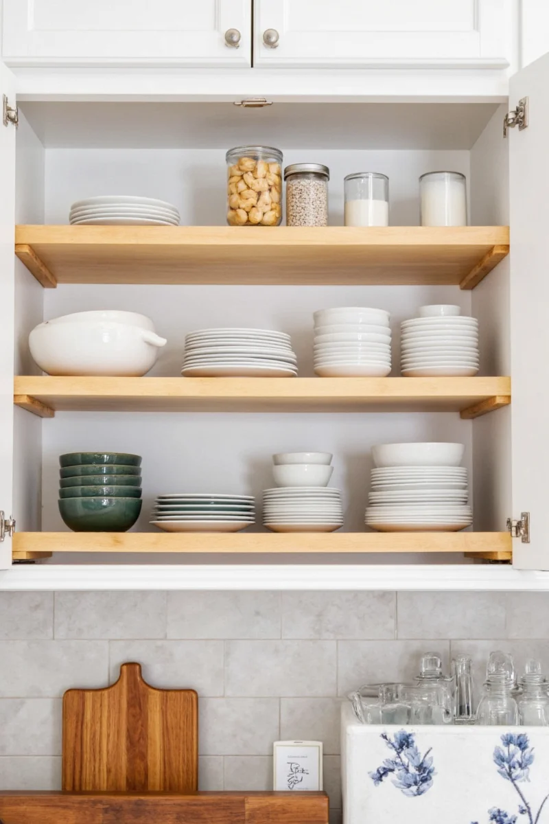 Durable kitchen shelving materials