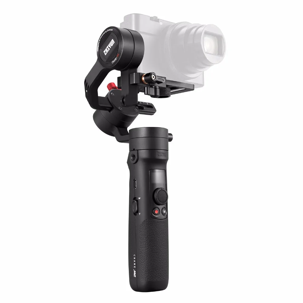 

Zhiyun Crane M2 3-Axis Universal Handheld Gimbal Stabilizer Max 720g Payload for Mirrorless Cameras, Action Cameras, Smartphones