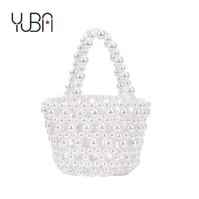 

2021 Summer little girl purses Women Luxury Pearl bucket hand bags trend mini handbags crossbody Bolsa, Customizable