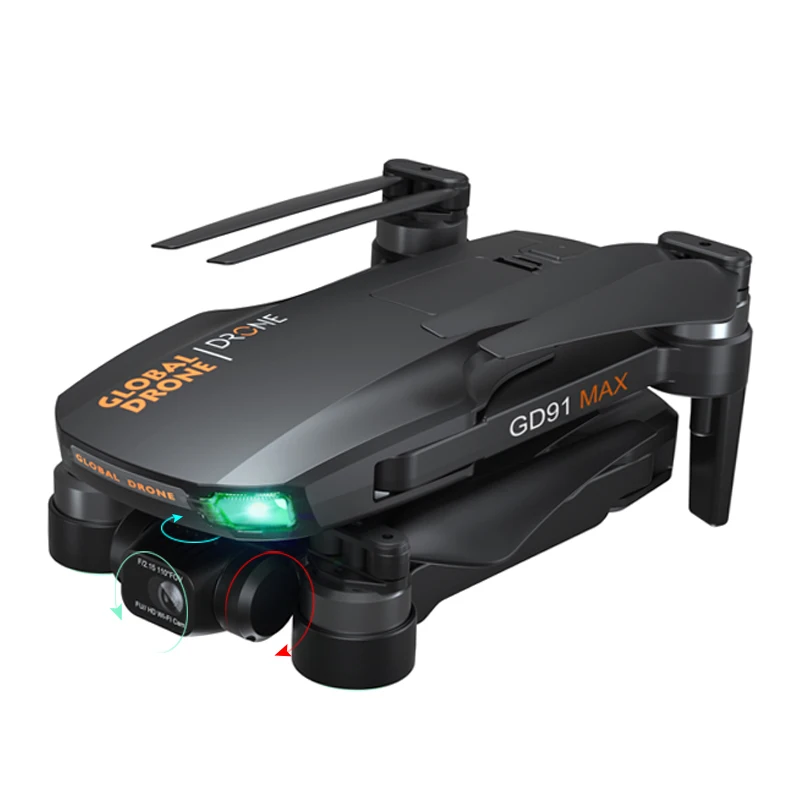 

2021 New Arrival 6K Camera Drone with LED Lights GD91 Max 3 Axis Gimbal Stabilization Professional RC GPS Drone