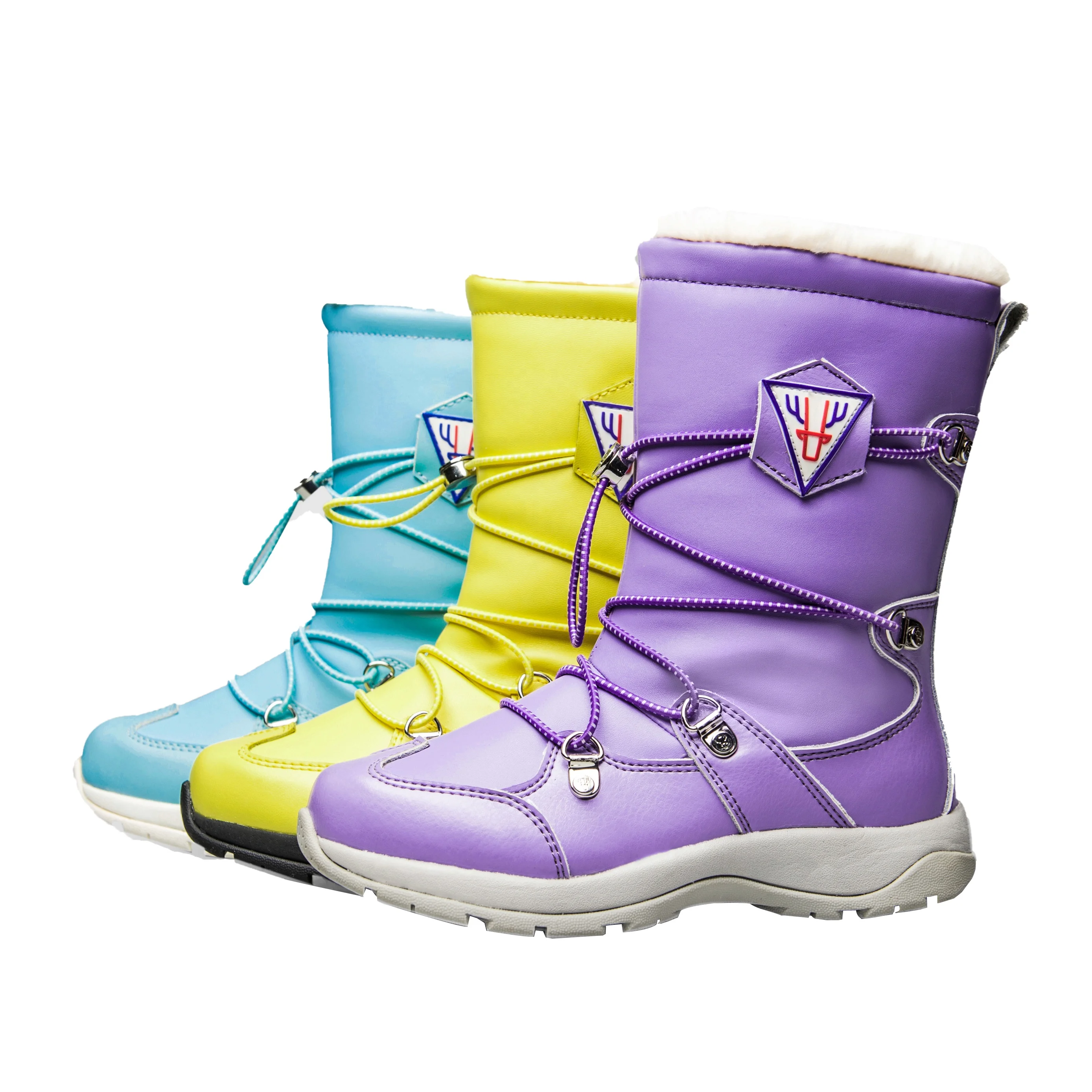 

2021 Main products Colorful snow boots kids Plush warm boots snow boot for kids
