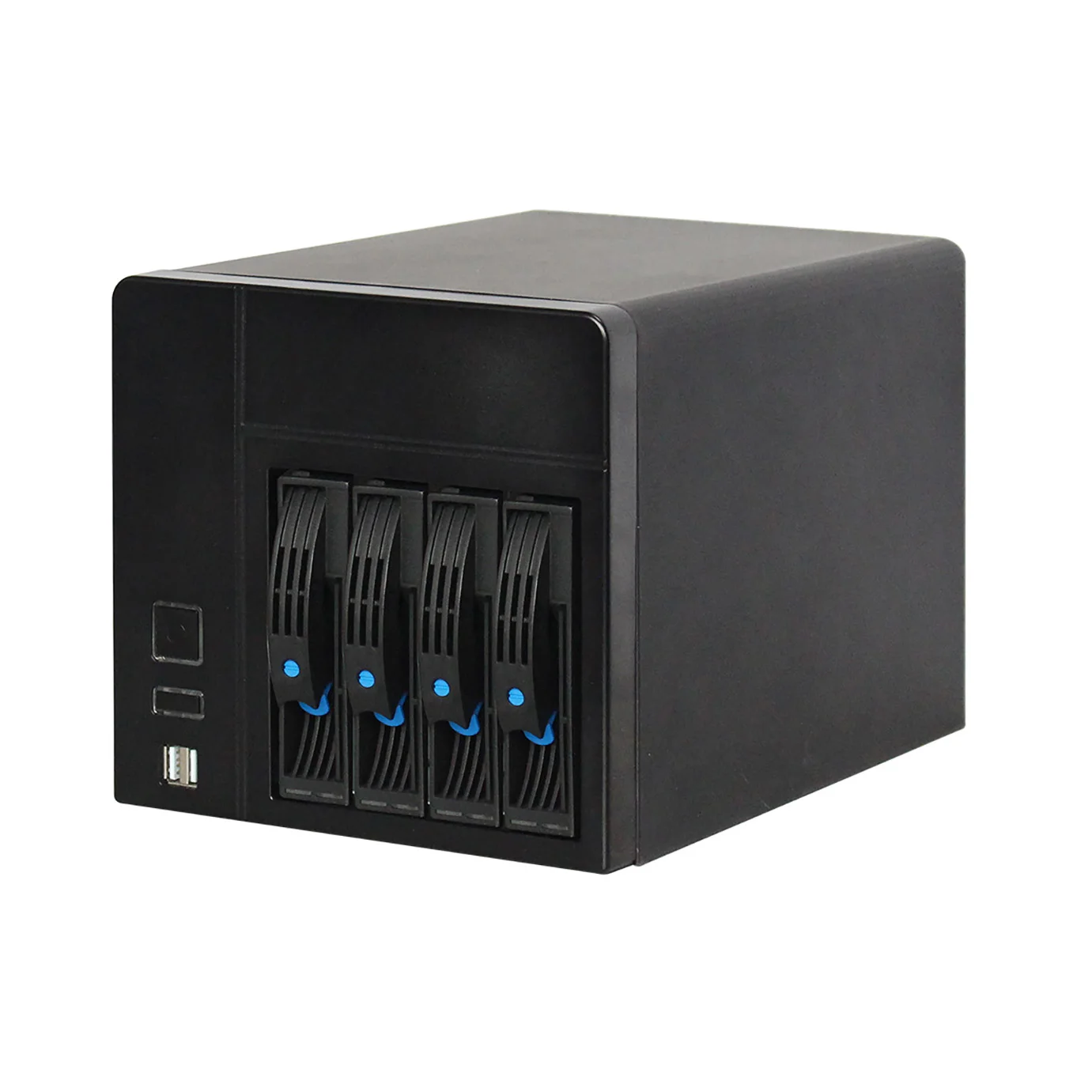 

High Quality 4 Bays MINI-ITX NAS Storage Server Chassis For Home Storage, IPFS, Blockchain Server