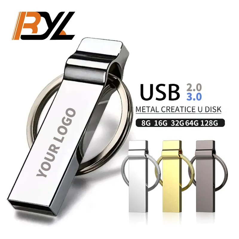 

Hot Sale Factory Supply Metal Memorias Usb Flash Drive 2.0 3.0 16Gb 32Gb 64Gb 128Gb Business Custom Pen Drive For Logo Usb Stick