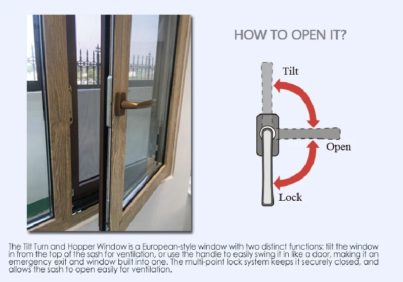 Thermal Barrier Out-Swing French Aluminum Profiles to Make Door Window