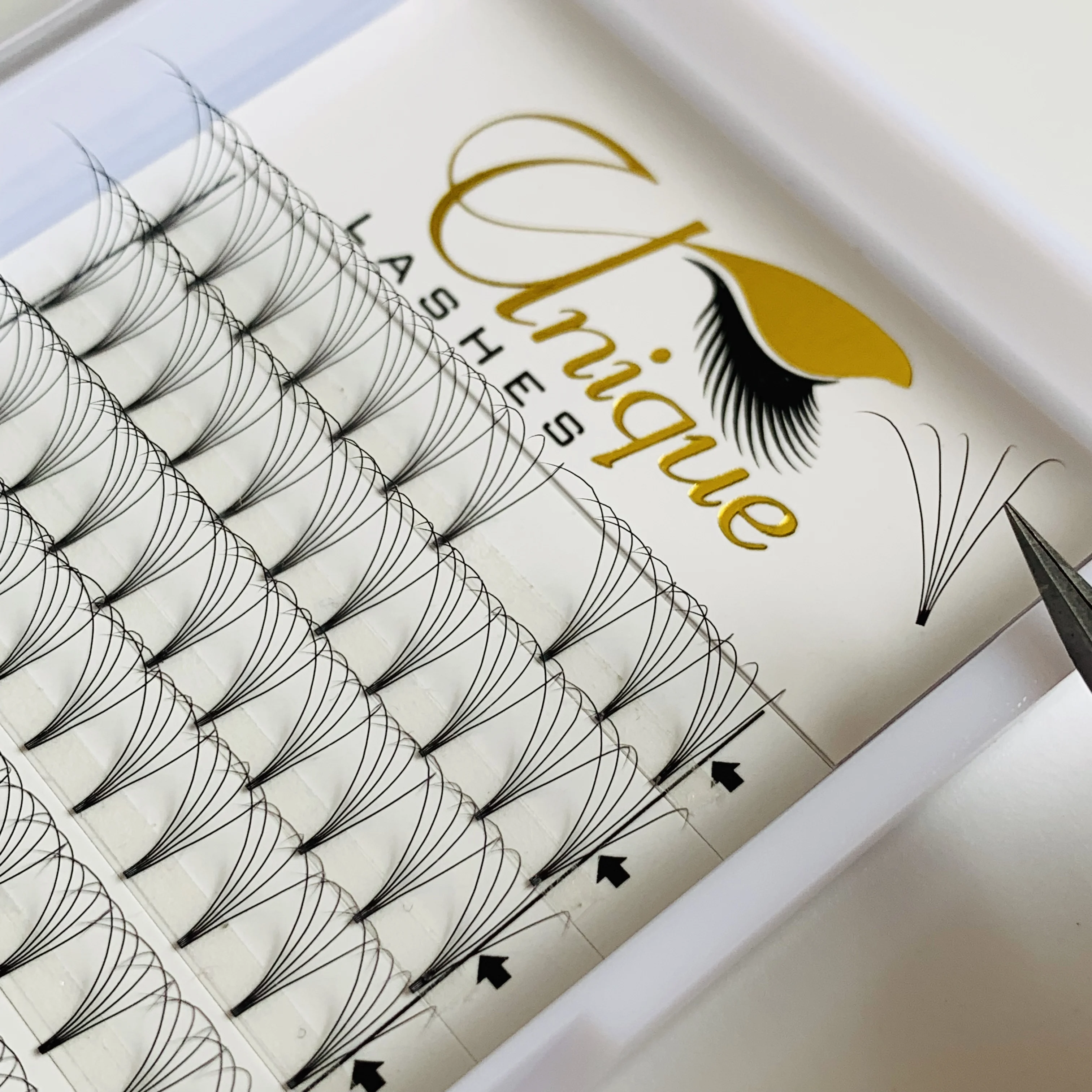 

High quality eyelash extension fluffy premade fans 0.07 4D 5D 6D 7D unique black lashes, Natural black