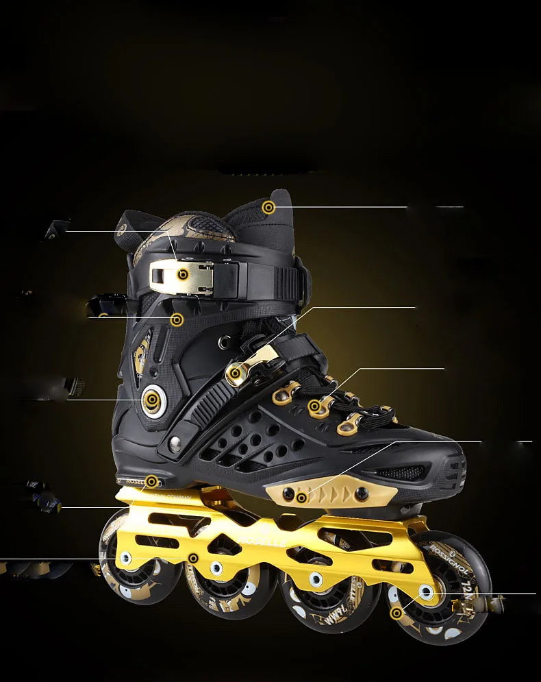High Quality Flashing Wheels Quad Inlinr Retractable Roller Skate Shoes For Children
