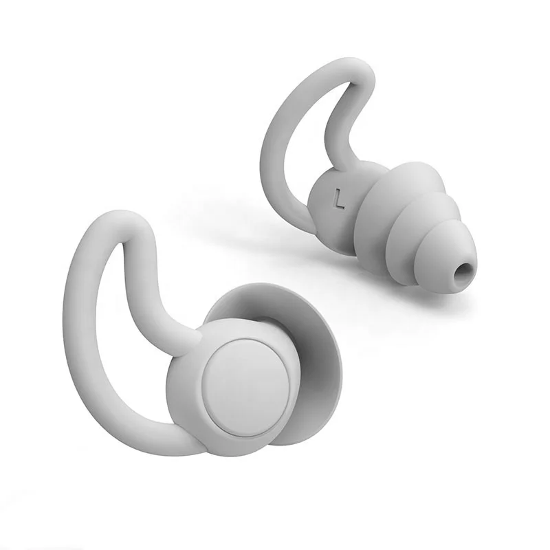 

New design silicone Soundproof Sleeping Earplugs Safety Noise Cancelling Shooting earplugs shark fin ear plugs, Yellow,blue,orange,green,black,etc