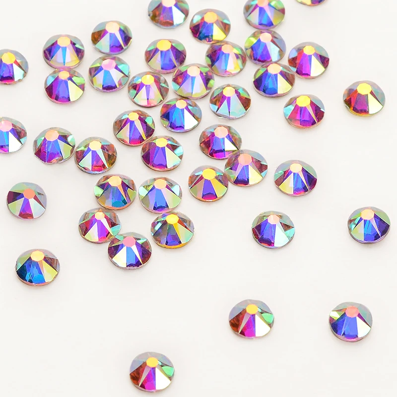 

Sparkly Clear Edge Round Shape 16 Cut Faces Good Quality Luxurious Rhinestones for Top Decoration Accessories