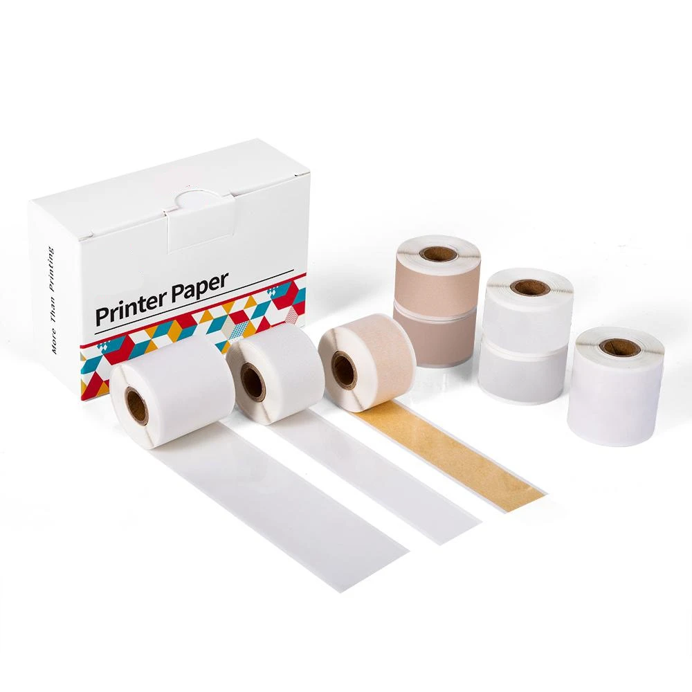 

Phomemo Self-Adhesive Thermal Paper Printable Sticker Label Papers for Phomemo M02/M02S/M02Pro Printer for iphone Photo Paper