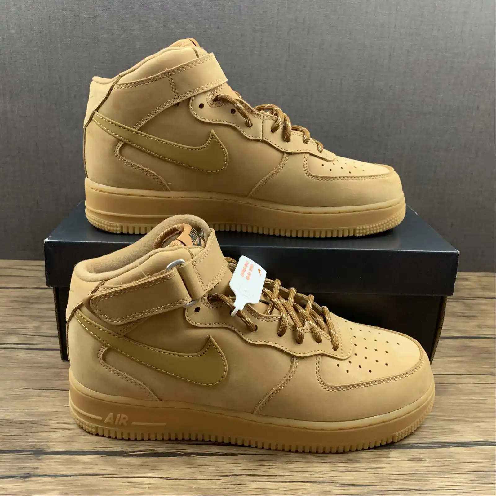 

2021 New Design Air Force 1 MID 07 Light Brown Coffee New Color Street Trend Comfortable Sneakers Nike Shoes
