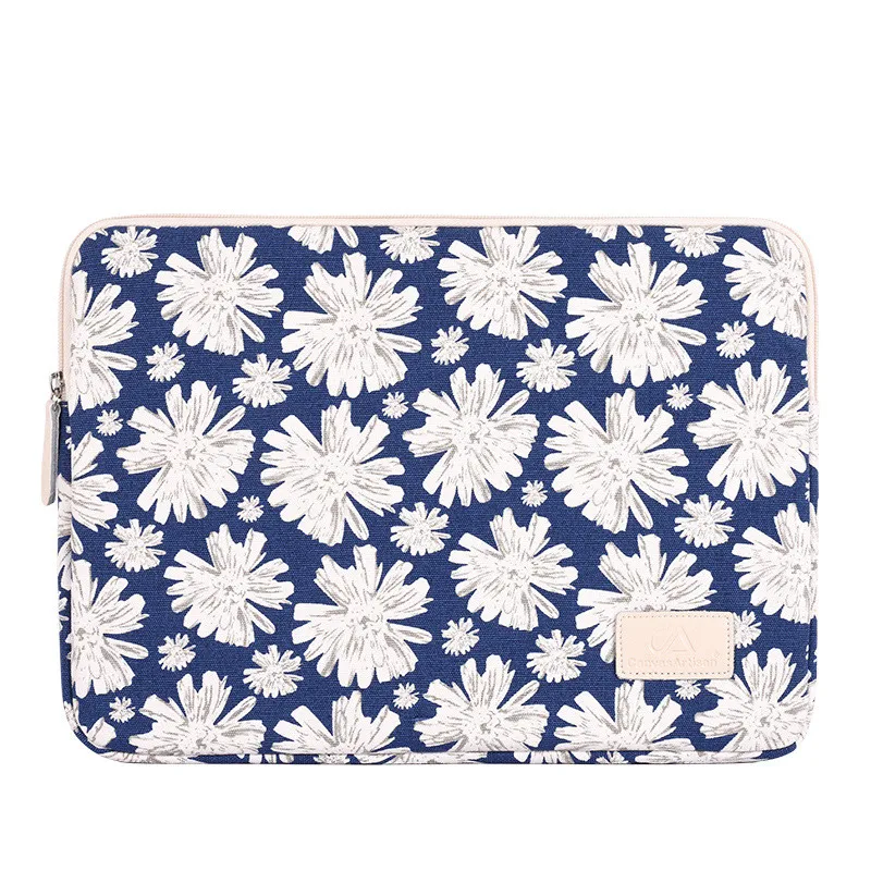 

Flower Printing Shock Resistant Notebook Protective Bag Carrying Case Laptop Sleeve 13inch Compatible for Macbook 16inch 3 Pcs