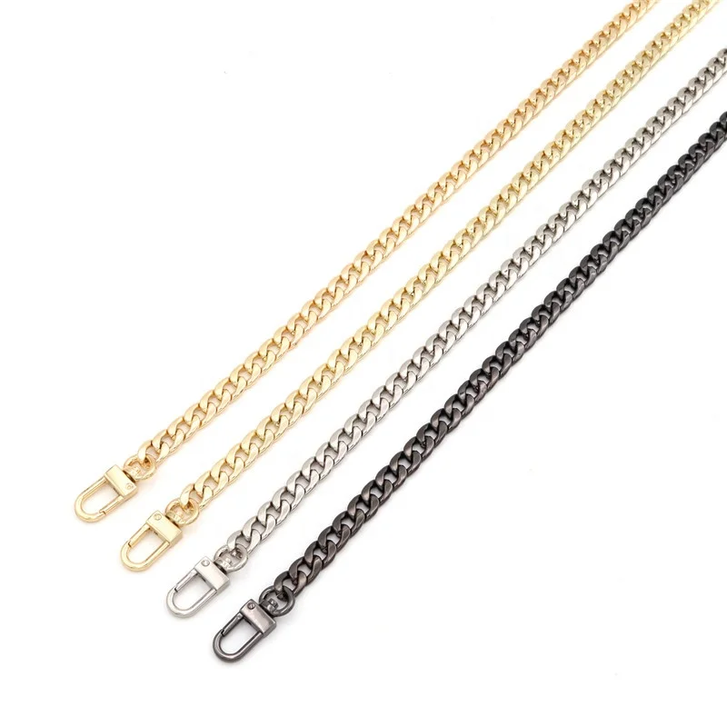 

Imported Material Super AA Quality Plating NK Bag Chain Handbag Accessory 2.5mm Wire Golden Metal Purse Strap Chain with Clasps, Oxidation resistant