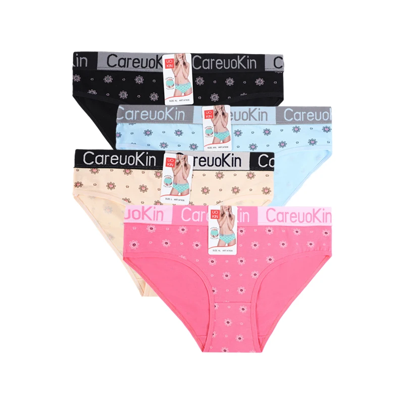 

UOKIN Lady Panties High Waist Women Panties Cotton Underwear With Letter sexy underwear