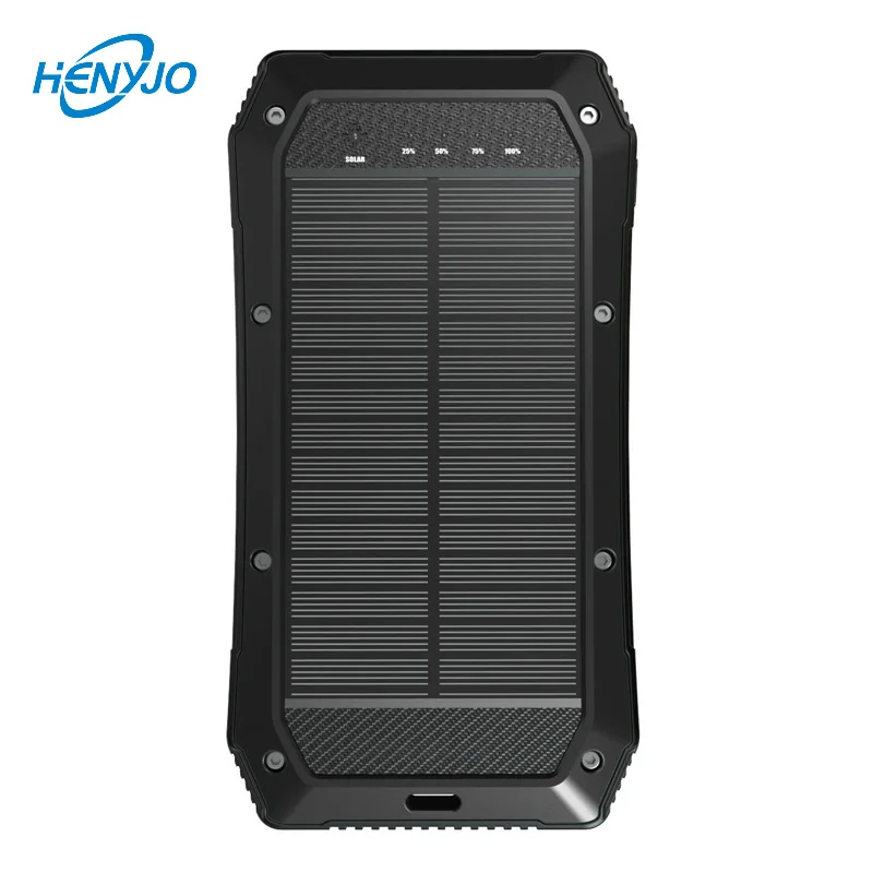 

New Products Quick Charge 3.0 Power Bank Solar Powered Phone Charger