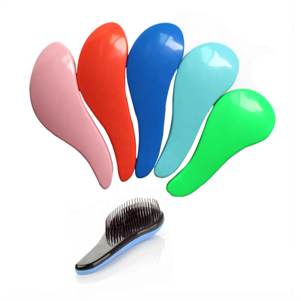 

Free Shipping 5 Colors Cute Useful Comb Salon Styling Hair Brush Detangling Combs Hair Styling Tool
