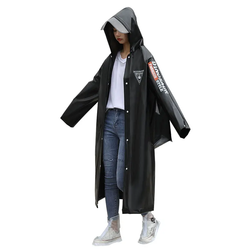 

Raincoat for Women Waterproof Rain Jackets with Hooded Hiking Coat Outdoor Lightweight Windbreaker Hood Trench Coat