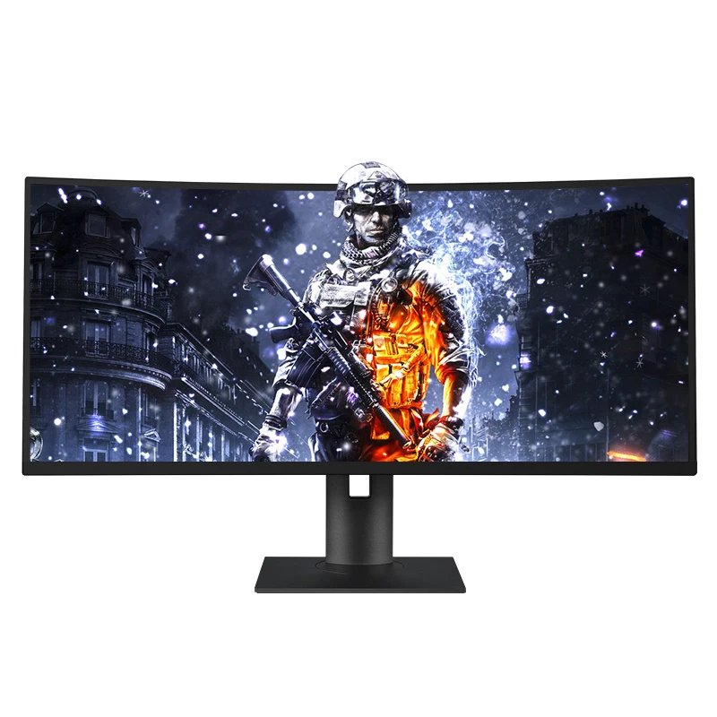 

Good quality wholesale curved monitor  3440 1440 100HZ 3800R gaming computer pc, Black color